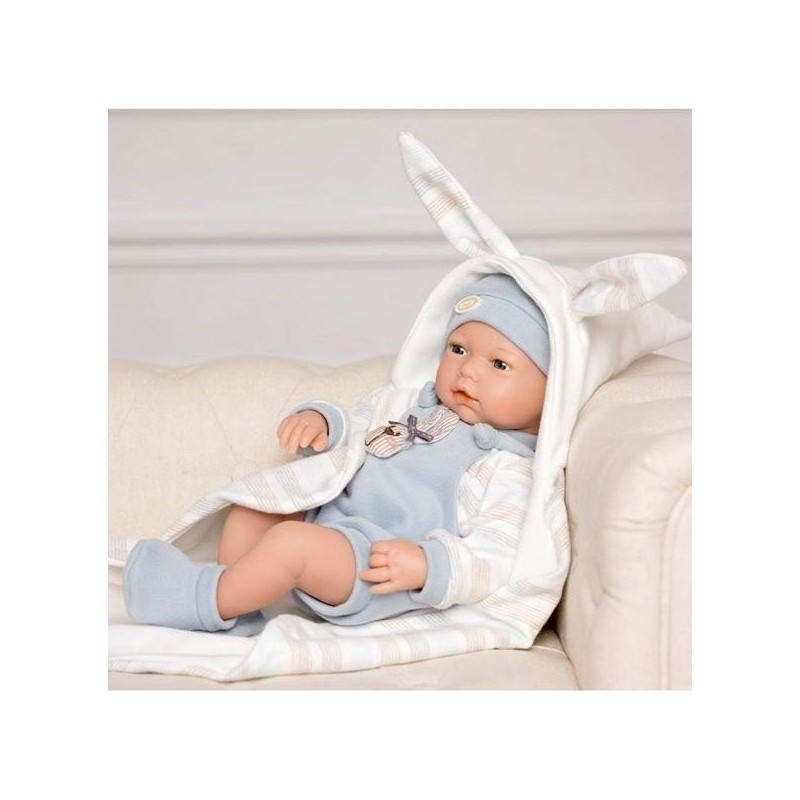Muñeco Bebé Abel Interactivo 38 cm