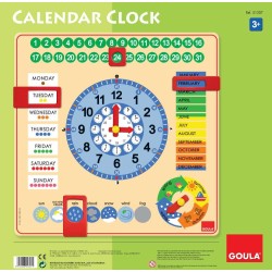 RELOJ CALENDARIO ESCOLAR EN INGLES