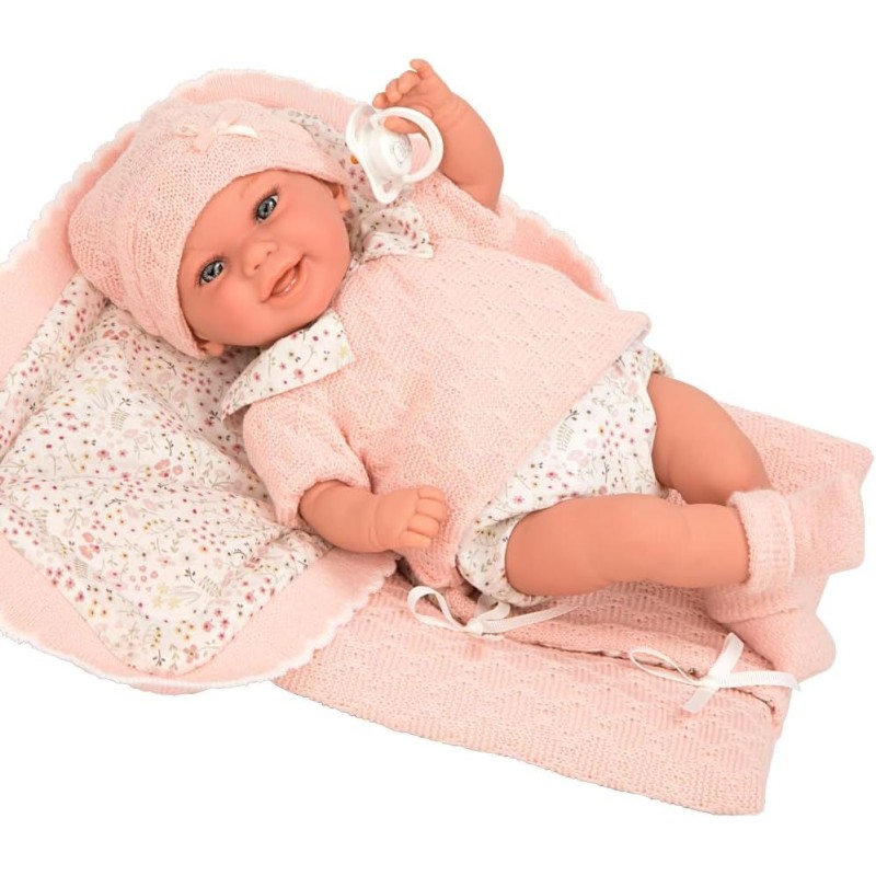 Elegance 35 Cm Babyto Rosa C/Manta (Muñe