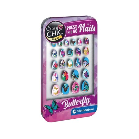 SET UÑAS - MARIPOSAS -press&go butterfly