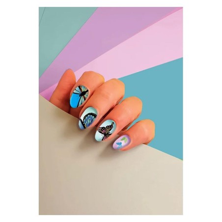 SET UÑAS - MARIPOSAS -press&go butterfly
