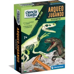 Arqueojugando -Velociraptor fosforescent