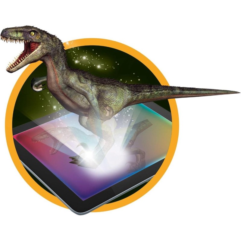 Arqueojugando -Velociraptor fosforescent