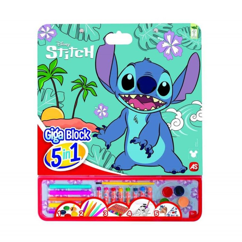 Actividades GigaBlock 5 en 1 Stitch