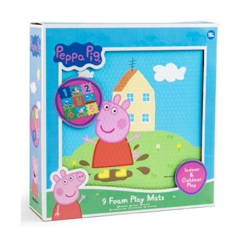 Peppa Pig Alfombra de Juego Puzzle Foam