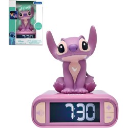 Reloj Despertador 3D Stitch - Angel