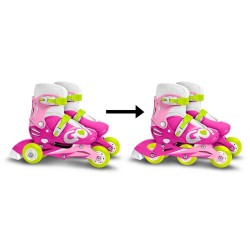 Patines 3 Ruedas Talla 27-30 Rosa 2