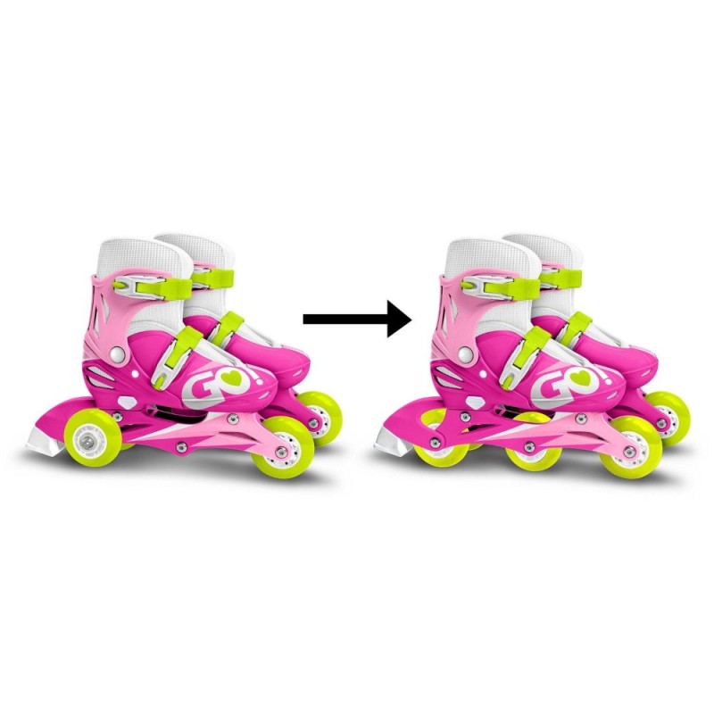 Patines 3 Ruedas Talla 27-30 Rosa