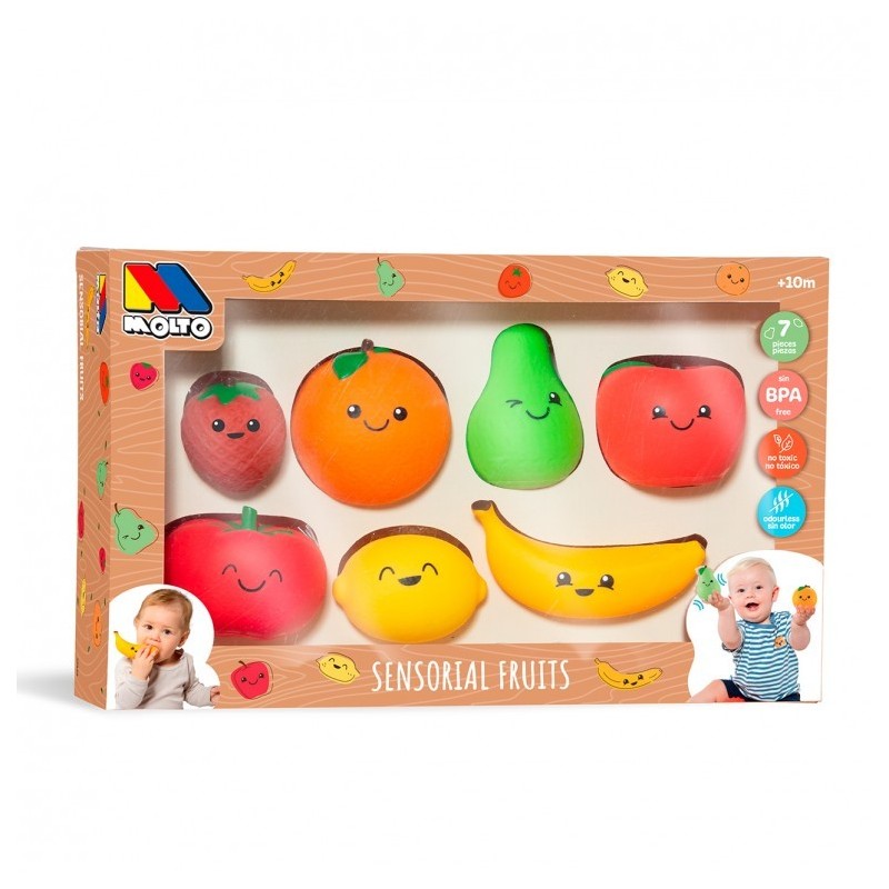SENSORIALES FRUITAS 7 PCS