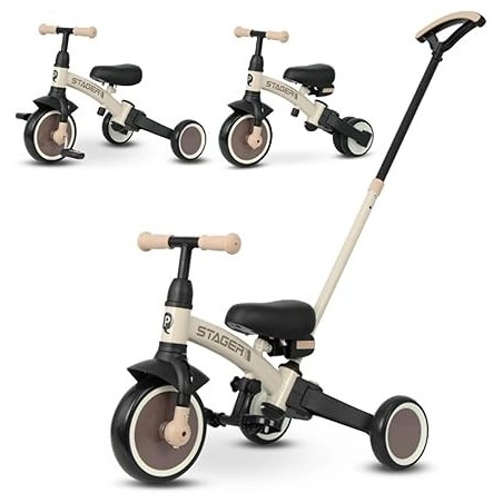 Triciclo Stager Evolutivo 3 en 1 Brown
