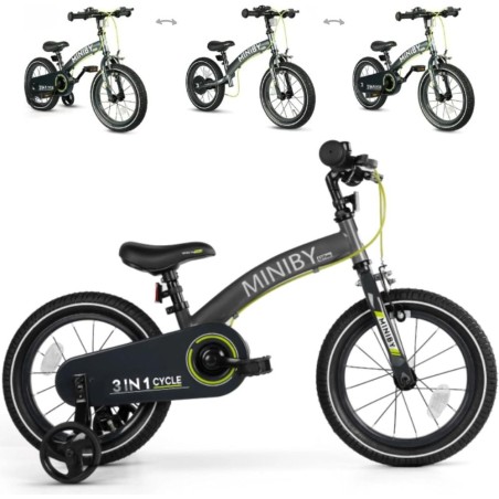 3 En 1 Miniby De 14" Ruedas Hinchables,