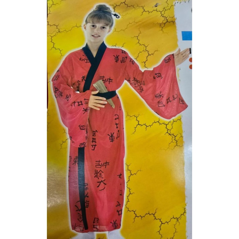 Disfraz kimono asiatica china 7-10 años