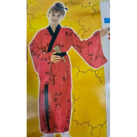 Disfraz kimono asiatica china 7-10 años