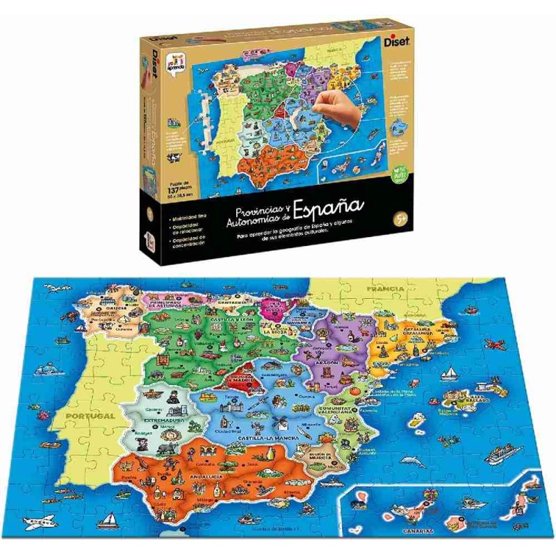 PUZZLE PROVINCIAS Y AUTONOMIAS DE ESPAÑA