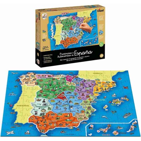 PUZZLE PROVINCIAS Y AUTONOMIAS DE ESPAÑA