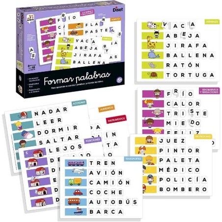 FORMAR PALABRAS, JUEGO EDUCATIVO PARA AP