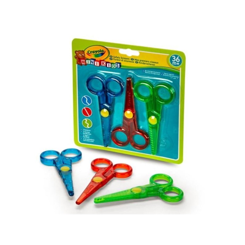 3 Tijeras Seguras Mini Kids