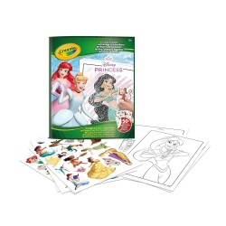 Libro Colorear +Stickers Disney Princesa
