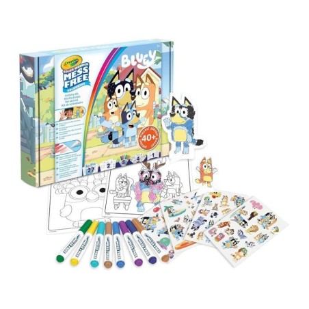 COLOREA SIN MANCHAS SUPER SET BLUEY
