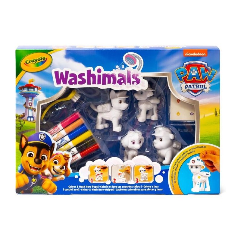 Washimals Paw Patrol - Set 4 Mascotas Co