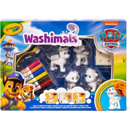 Washimals Paw Patrol - Set 4 Mascotas Co