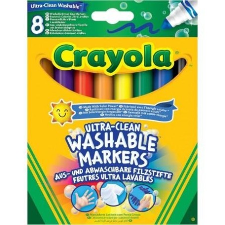8 Rotuladores Ultralavables Maxi Punta
