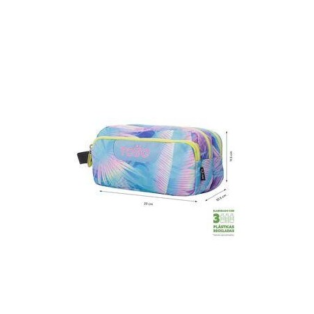 Estuche Totto Agapec - Prisma 3 Comparti