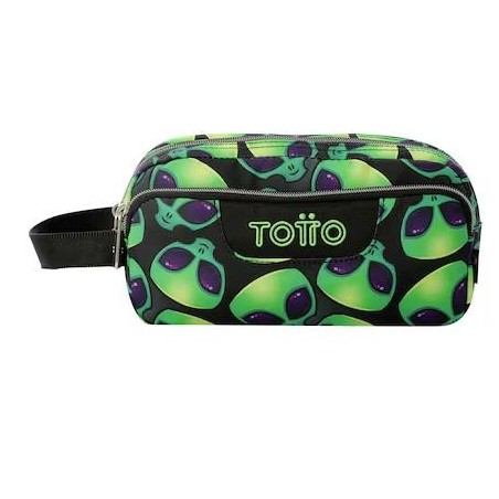 Estuche Totto Agapec Alien 3 compartimen