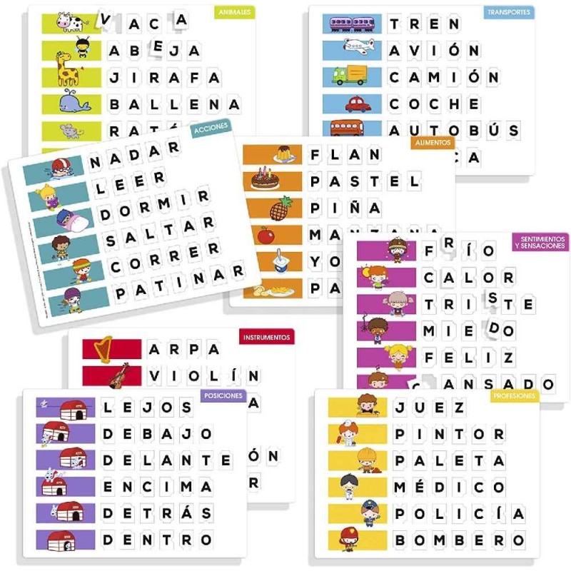 FORMAR PALABRAS, JUEGO EDUCATIVO PARA AP