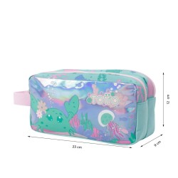 Estuche Totto Reef Friends 2 compartimen