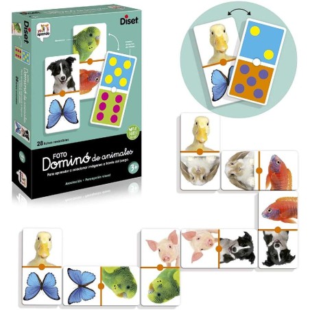 YO APRENDO - DOMINO FOTO DE LOS ANIMALES