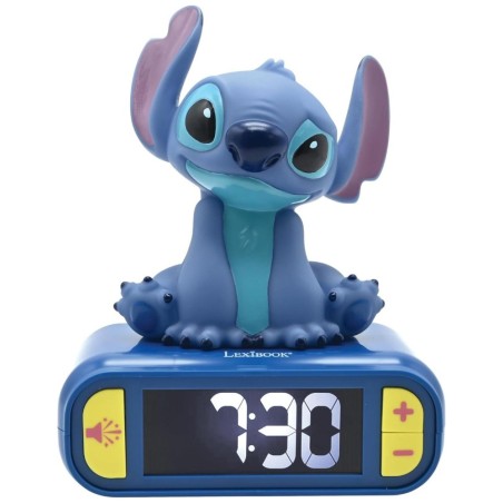 Despertador digital luz 3D Disney STITCH
