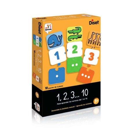 DISET JUEGO EDUCATIVO 1,2,3.. 10