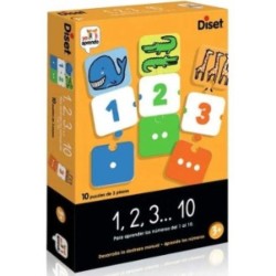 DISET JUEGO EDUCATIVO 1,2,3.. 10 2
