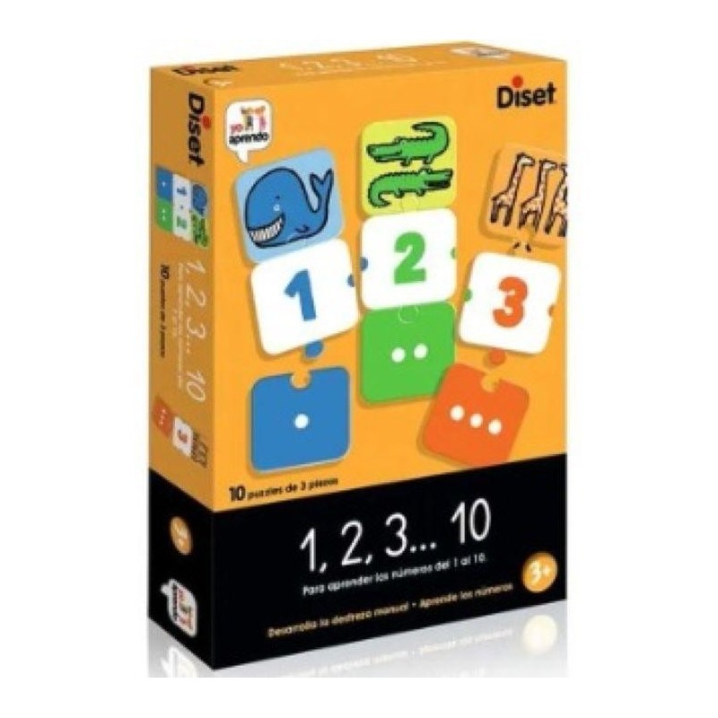 DISET JUEGO EDUCATIVO 1,2,3.. 10