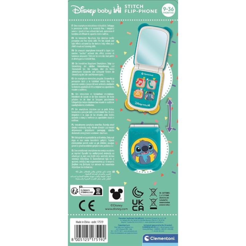 BABY PHONE DISNEY PLEGABLE STICH