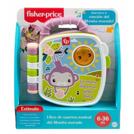 Fisher Price Libro Cuento Musical Morado