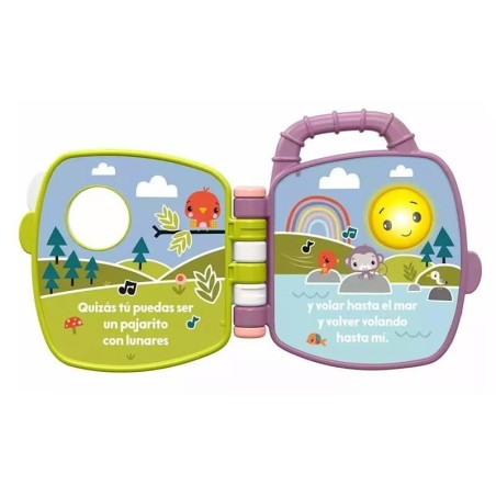 Fisher Price Libro Cuento Musical Morado
