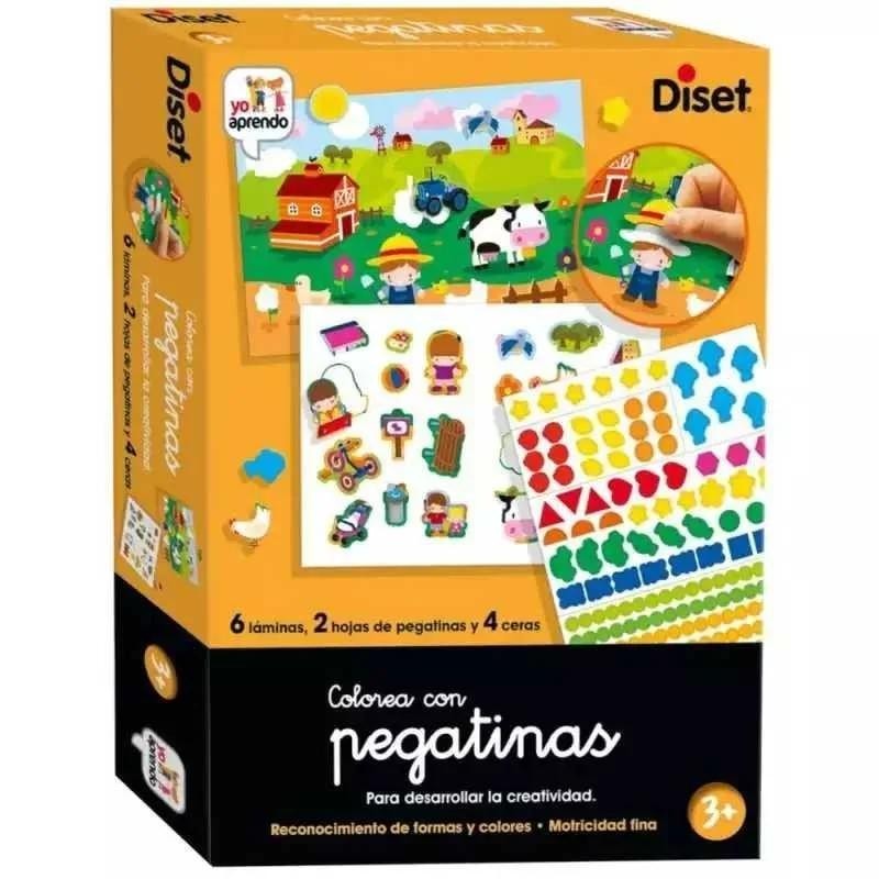 COLOREA CON PEGATINA
