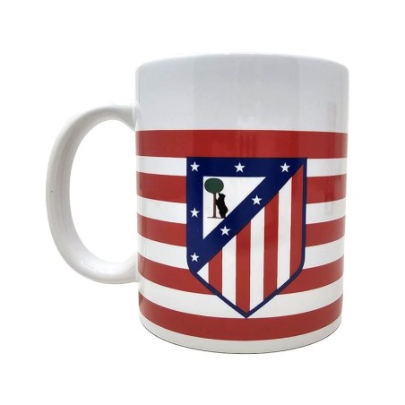 Atlético de Madrid taza cerámica rojibla