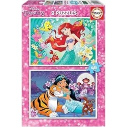 2X48 Disney Princess Ariel + Jasmin 2