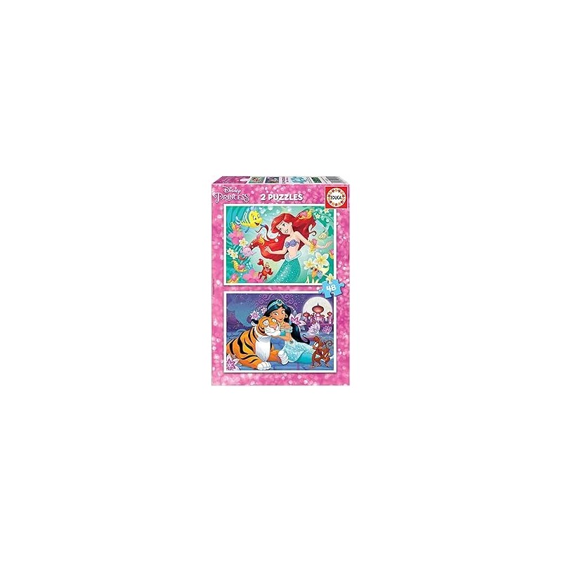 2X48 Disney Princess Ariel + Jasmin