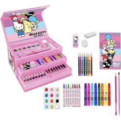 Set Coloreable Maletín Hello Kitty