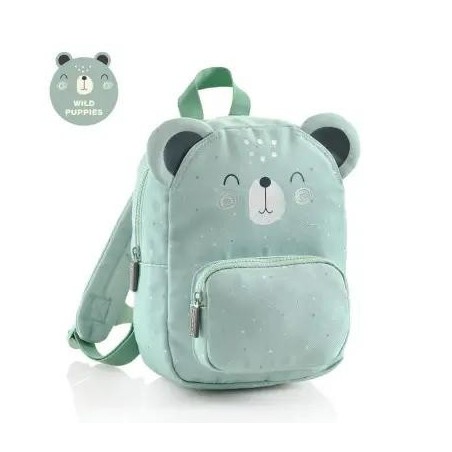 Mochila Mini Oso Wild Puppies 27cm