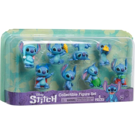 FIGURA STITCH 5 CM - Pack 8 figuras