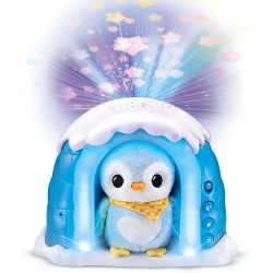 Iglú proyector Peluchito pingüino