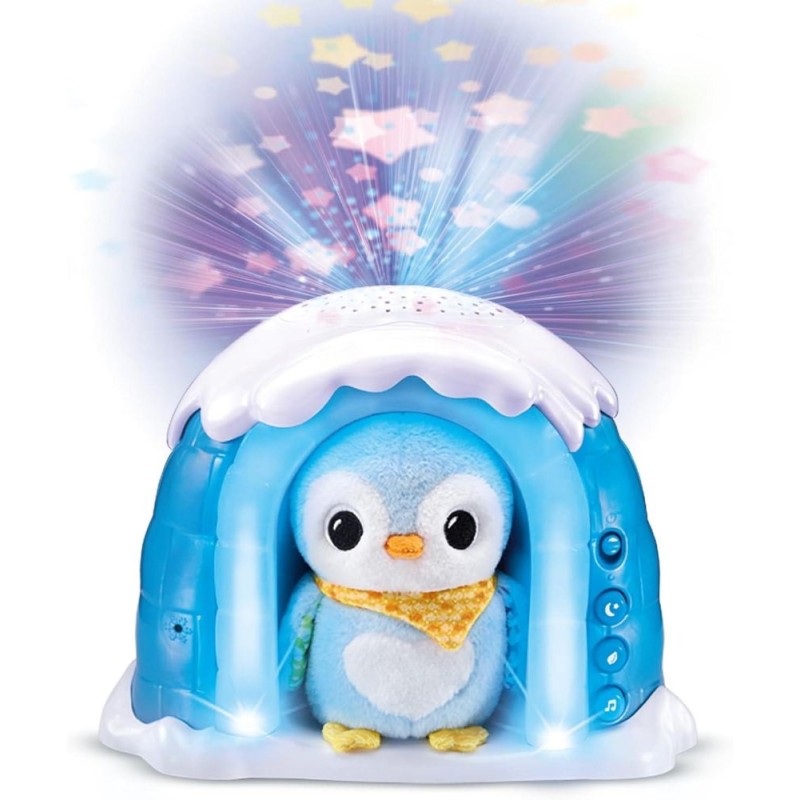 Iglú proyector Peluchito pingüino