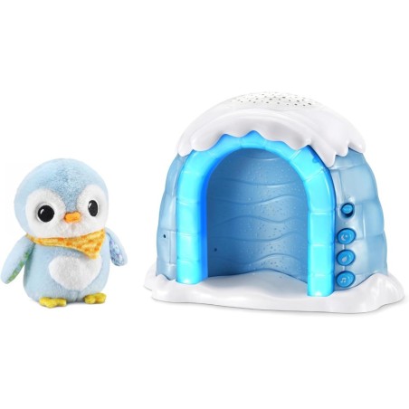 Iglú proyector Peluchito pingüino