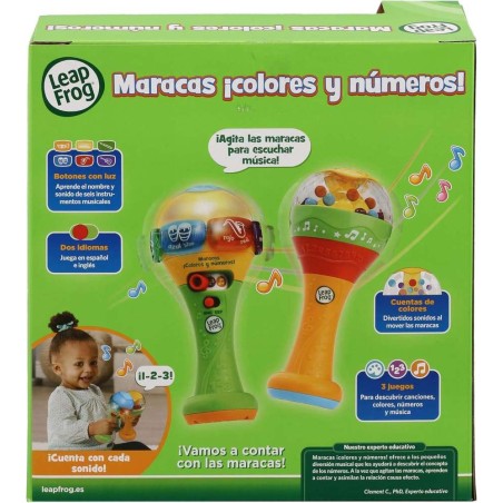 Maracas ¡Colores y números! Bilingüe