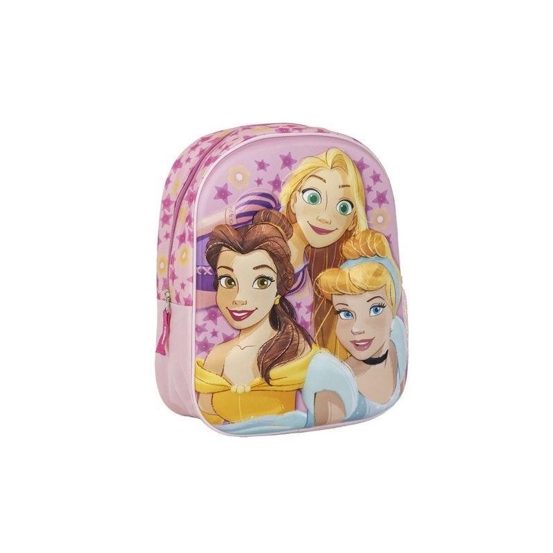 Mochila 3D Princesas Disney 31cm